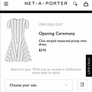 NEW! Opening Ceremony Mini Dress